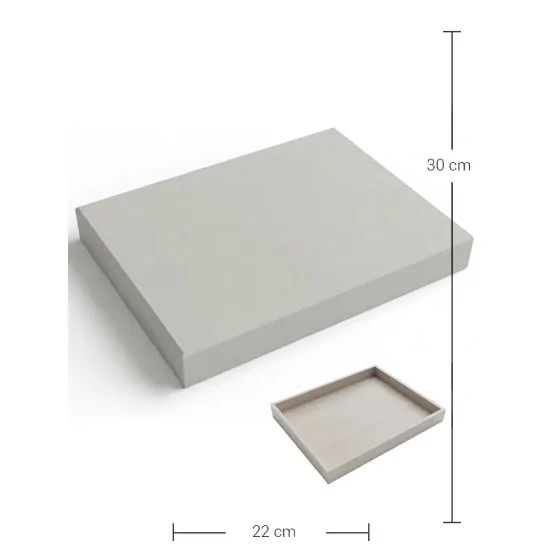 PA179 Dikdörtgen Şase Pano Ahşap Boyanabilir Obje