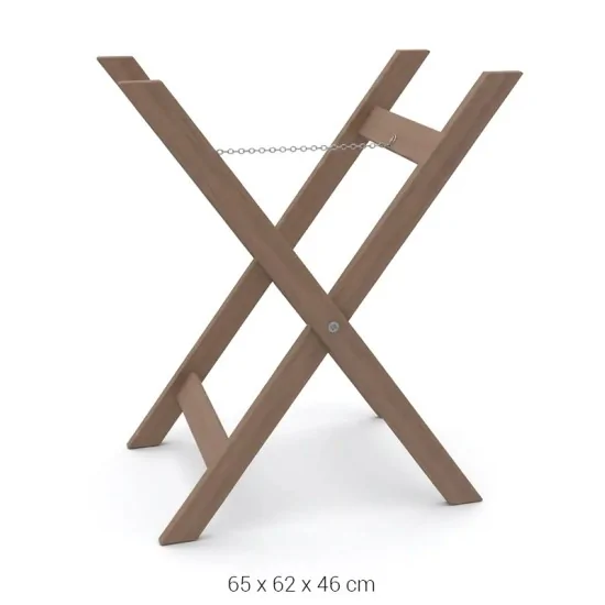 T755 Tepsi Standı Ahşap Boyanabilir Obje