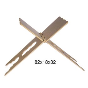 F796 İşlemeli Rahle Ahşap Boyanabilir Obje