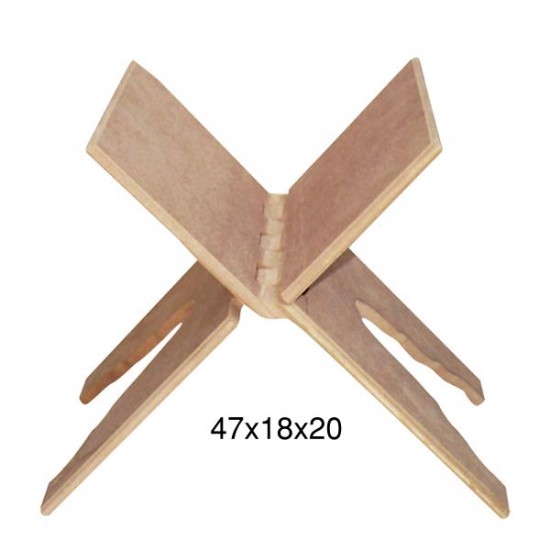 F798 Küçük Rahle Ahşap Boyanabilir Obje