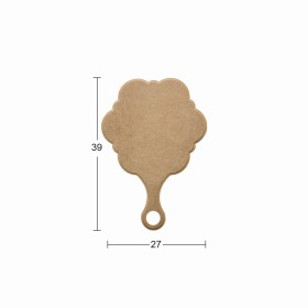 L360 Sunumluk Ahşap Boyanabilir Obje