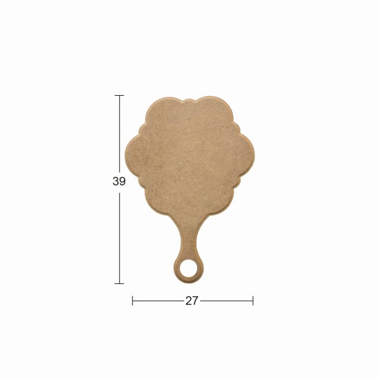 L360 Sunumluk Ahşap Boyanabilir Obje