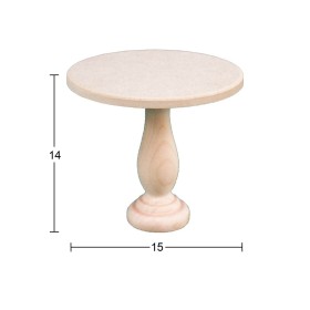 SN26 Sunumluk Ahşap Boyanabilir Obje