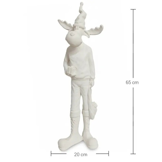 P191 Yana Geyik Adam Ham Polyester Obje