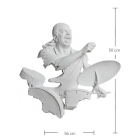 P436 Yana Davulcu Ham Polyester Obje