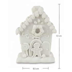 PN18 Yana Yılbaşı Evi Ham Polyester Obje