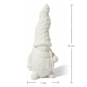 PN24 Yana Örgü Şapkalı Figür Ham Polyester Obje