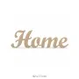 DS122 "Home" Yazılı Dekoratif Duvar Süsü Ham Ahşap Boyanabilir Obje