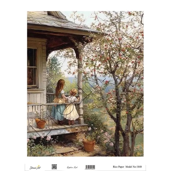 Model 1840 DreamArt Pirinç Dekopaj Kağıdı