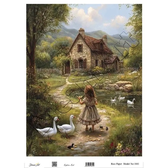 Model 1841 DreamArt Pirinç Dekopaj Kağıdı