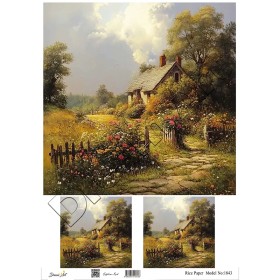 Model 1843 DreamArt Pirinç Dekopaj Kağıdı