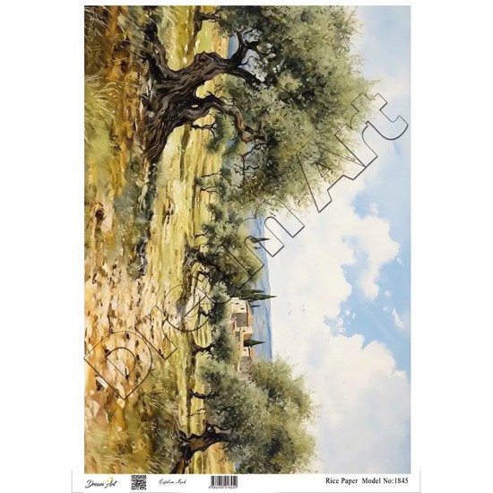 Model 1845 DreamArt Pirinç Dekopaj Kağıdı