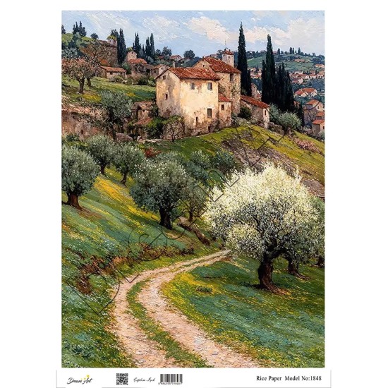 Model 1848 DreamArt Pirinç Dekopaj Kağıdı