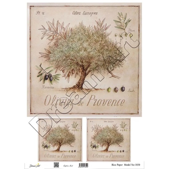 Model 1850 DreamArt Pirinç Dekopaj Kağıdı