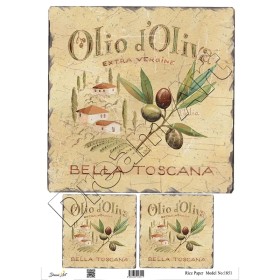 Model 1851 DreamArt Pirinç Dekopaj Kağıdı