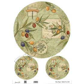 Model 1852 DreamArt Pirinç Dekopaj Kağıdı