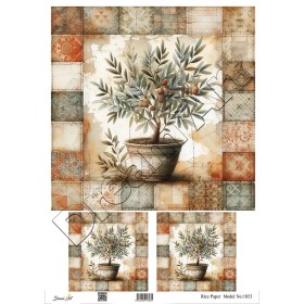 Model 1853 DreamArt Pirinç Dekopaj Kağıdı