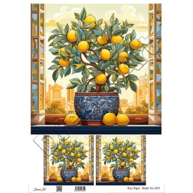 Model 1855 DreamArt Pirinç Dekopaj Kağıdı