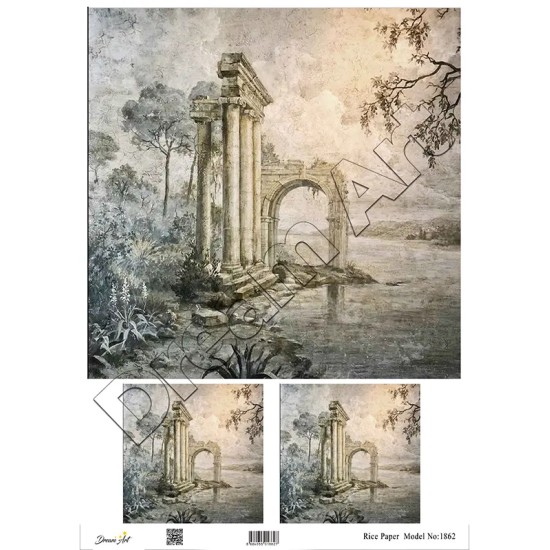 Model 1862 DreamArt Pirinç Dekopaj Kağıdı