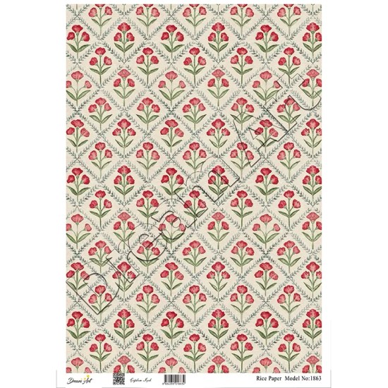 Model 1863 DreamArt Pirinç Dekopaj Kağıdı