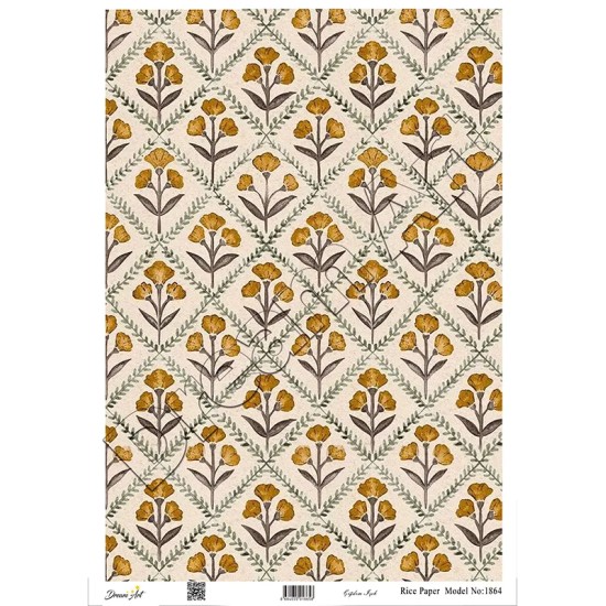 Model 1864 DreamArt Pirinç Dekopaj Kağıdı