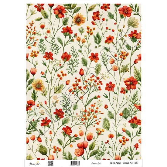 Model 1867 DreamArt Pirinç Dekopaj Kağıdı
