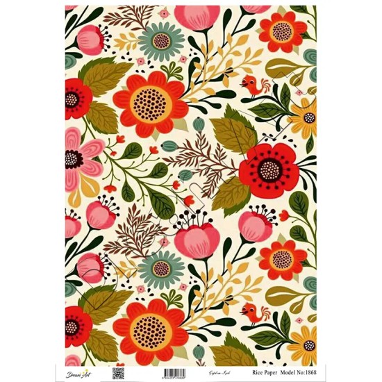 Model 1868 DreamArt Pirinç Dekopaj Kağıdı