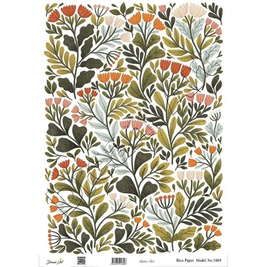 Model 1869 DreamArt Pirinç Dekopaj Kağıdı