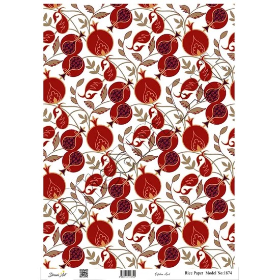 Model 1874 DreamArt Pirinç Dekopaj Kağıdı