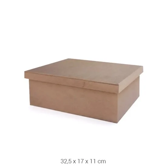 KU343 Orta Boy Ayakkabı Kutusu Şeklinde Ahşap Boyanabilir Obje