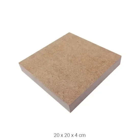 PA211 Küçük Kare Şase Pano Ahşap Boyanabilir Obje