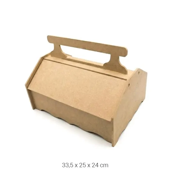 MT18 Ahşap Demonte Dikiş Kutusu Boyanabilir Obje