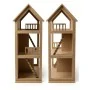 MNH08 Ham Ahşap 3 Katlı Boyanabilir Oyun Evi