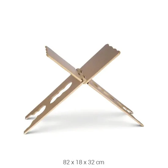 F796 İşlemeli Rahle Ahşap Boyanabilir Obje