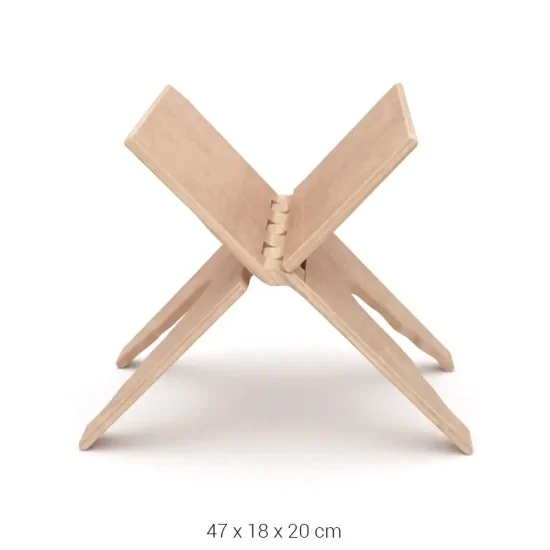 F798 Küçük Rahle Ahşap Boyanabilir Obje