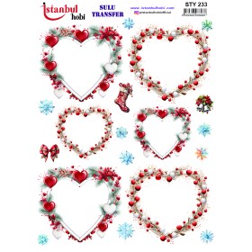 STY233 Yılbaşı Sulu Transfer Kağıdı (25x35)