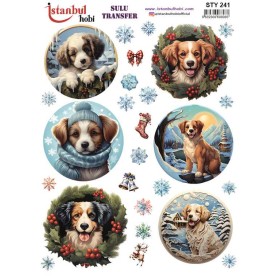 STY241 Yılbaşı Sulu Transfer Kağıdı (25x35)