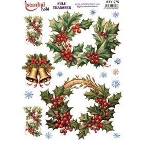 STY275 Yılbaşı Sulu Transfer Kağıdı (25x35)