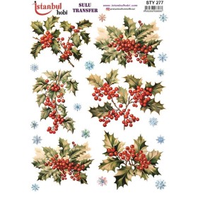 STY277 Yılbaşı Sulu Transfer Kağıdı (25x35)