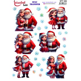 STY282 Yılbaşı Sulu Transfer Kağıdı (25x35)