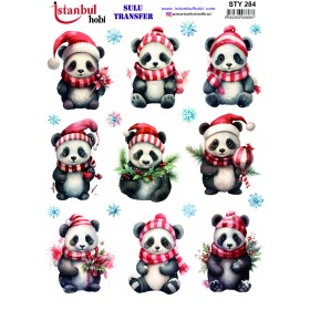 STY284 Yılbaşı Sulu Transfer Kağıdı (25x35)