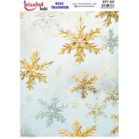 STY287 Yılbaşı Sulu Transfer Kağıdı (25x35)
