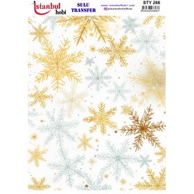 STY288 Yılbaşı Sulu Transfer Kağıdı (25x35)