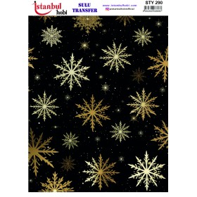 STY290 Yılbaşı Sulu Transfer Kağıdı (25x35)
