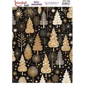 STY292 Yılbaşı Sulu Transfer Kağıdı (25x35)