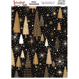 STY293 Yılbaşı Sulu Transfer Kağıdı (25x35)