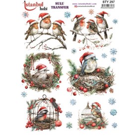 STY297 Yılbaşı Sulu Transfer Kağıdı (25x35)