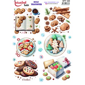 STY320 Yılbaşı Sulu Transfer Kağıdı (25x35)