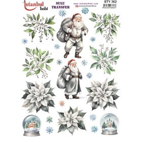 STY362 Yılbaşı Sulu Transfer Kağıdı (25x35)