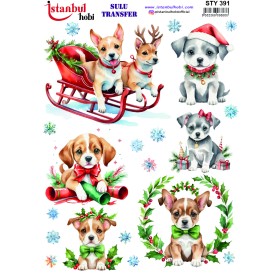 STY391 Yılbaşı Sulu Transfer Kağıdı (25x35)